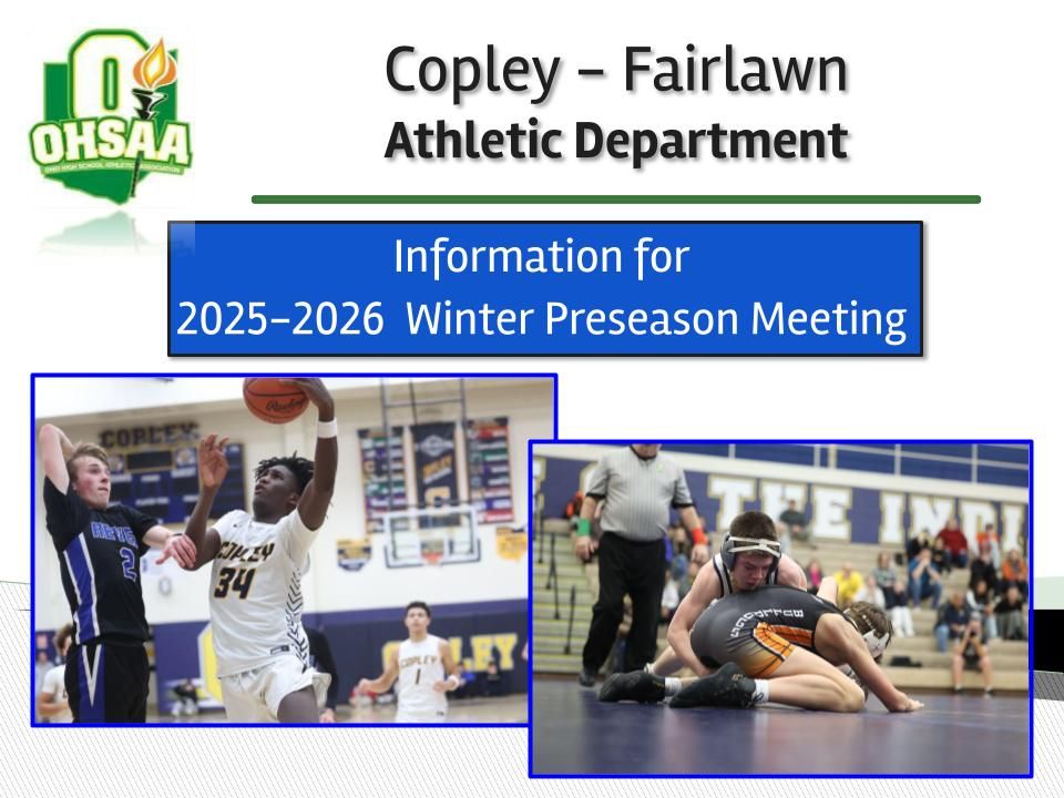 Winter Parent Player Meeting 2025 2027